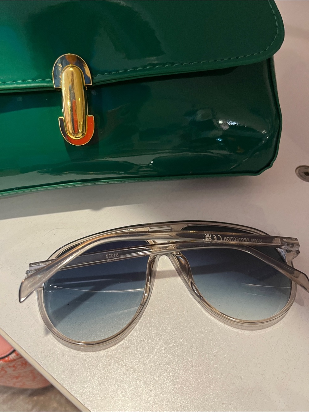 new green tint sunglasses only‎